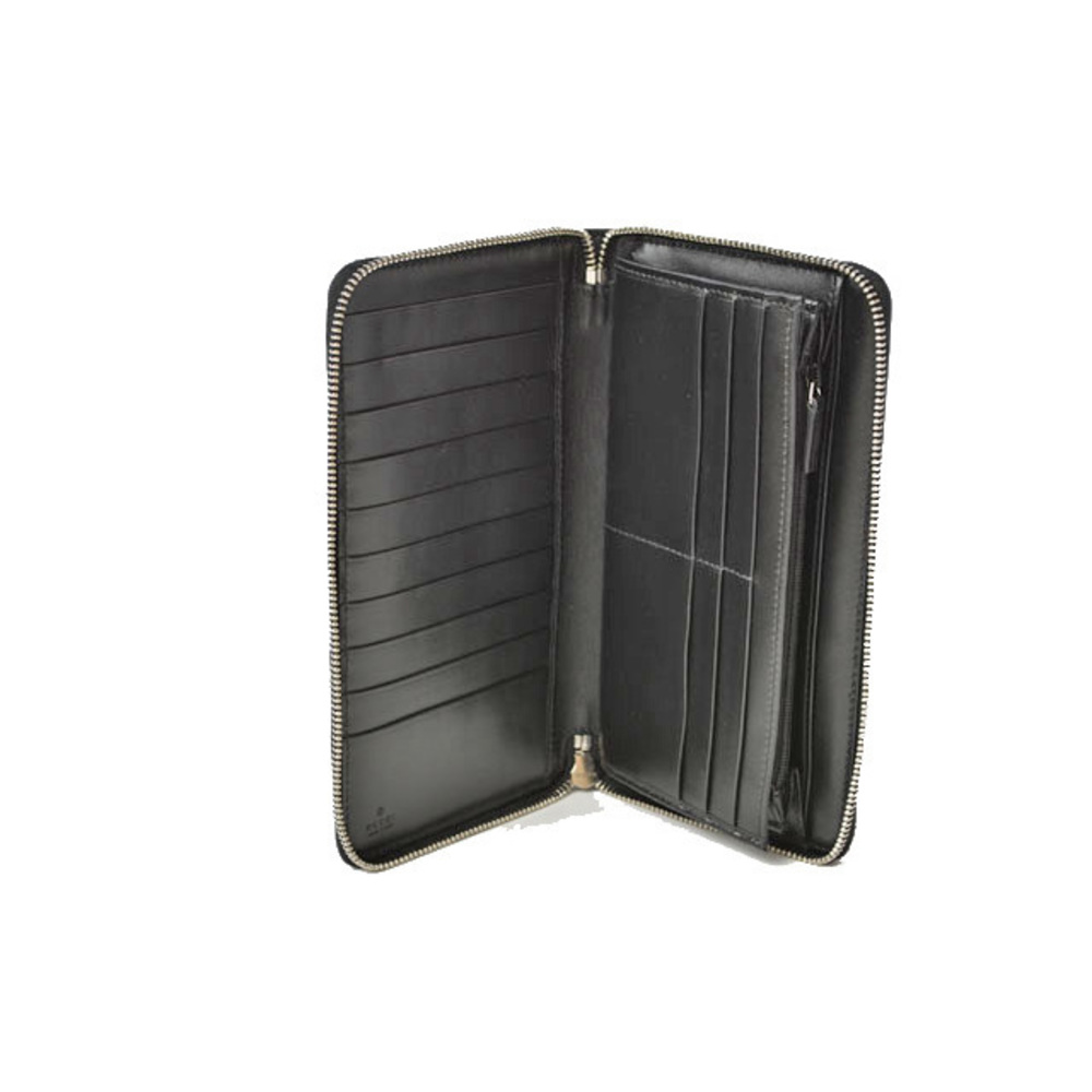 Gucci Wallet Interlocking Mini Wallet Leather Bla… - image 5